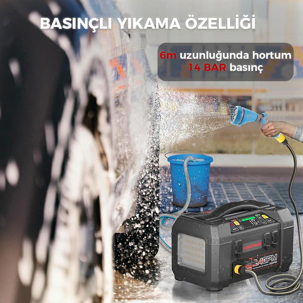 Lokithor%20AW401%2012V%202500Amp%20Li-Polimer%20Akıllı%20Akü%20Takviye%20+%20Pompa%20+%20Basınçlı%20Yıkama%20+%20Powerbank%20+%20Led