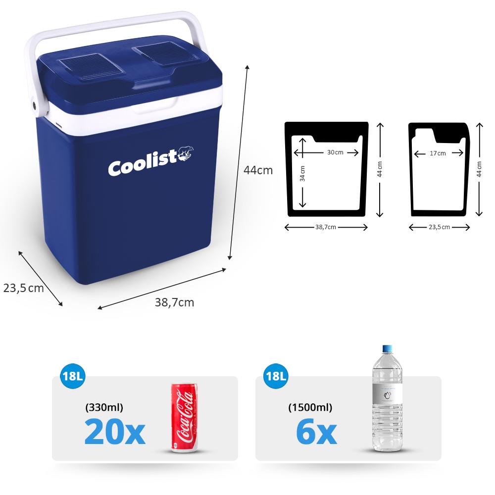 Coolist%20CLT18%2012Volt/220Volt%20AC/DC%2018%20Litre%20Sıcak/Soğuk%20Oto%20Buzdolabı