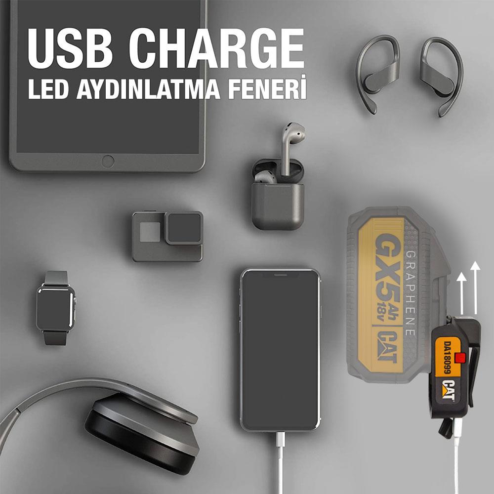 CAT%20DA18099%2018Volt%202A%20Çift%20Çıkışlı%20USB%20Port%20+%20LED%20Fener%20(Akü%20Dahil%20Değildir)