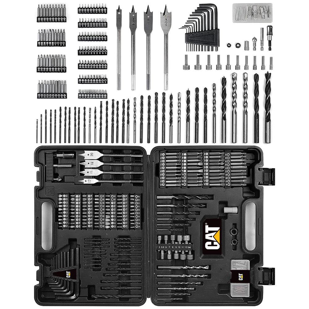 CAT%20DX13SET%2018Volt/5.0Ah%20GRAPHENE%20Li-ion%20Kömürsüz%20Profesyonel%20Darbeli%20Matkap%20+%20DA01903%20201%20Parça%20Delme/Vidalama%20Uç%20Seti