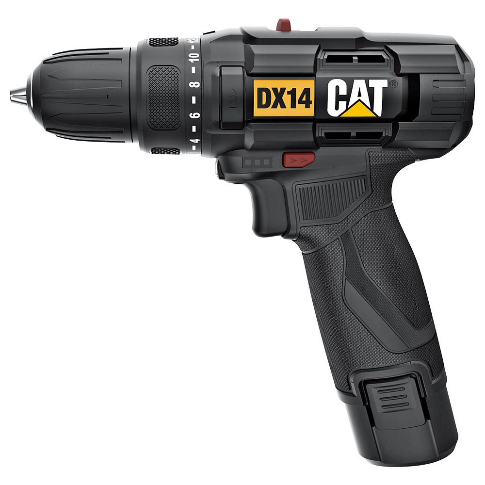 CAT%20DX14.2%2012Volt/2.0Ah%20Li-ion%20Çift%20Akülü%20Profesyonel%20Şarjlı%20Matkap