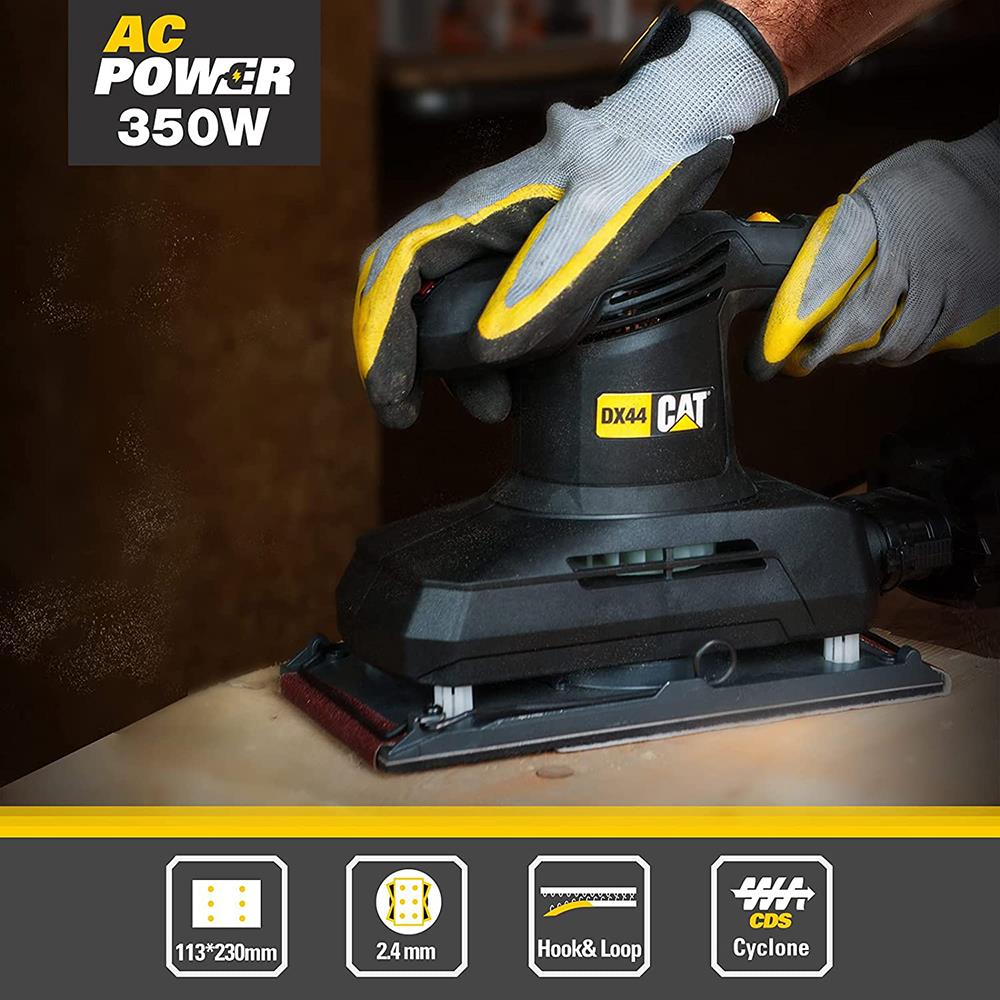 CAT%20DX44%20350Watt%20Profesyonel%20Devir%20Ayarlı%20Titreşimli%20Zımpara