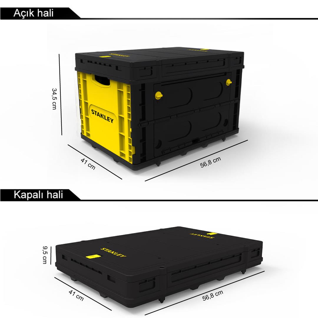 STANLEY%20FB533L%2025Kg%20Katlanır%20Kapaklı%20Çok%20Amaçlı%20Taşıma%20Sepeti