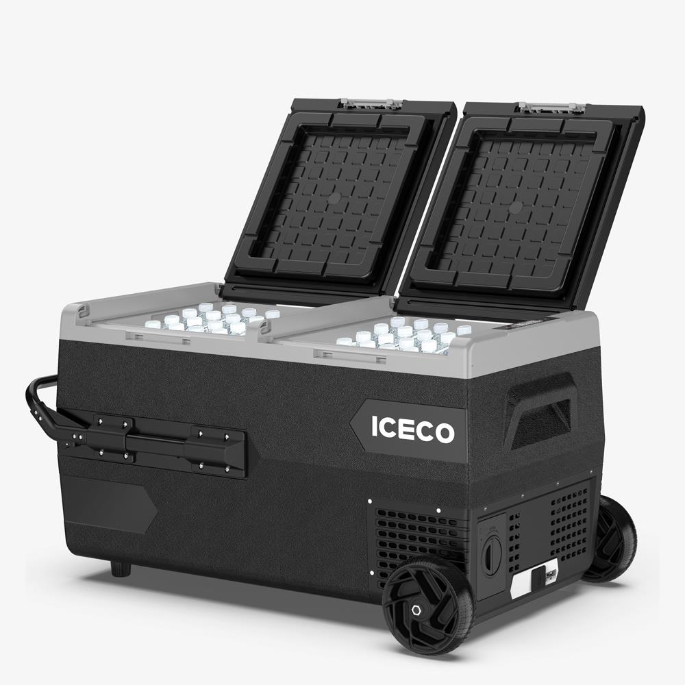 ICECO%20K75D%2012/24Volt%2075Lt%20Akü/Kablo/%20Çift%20Bölme%20Kompresör%20Outdoor%20Oto%20Buzdolabı(Akü%20Dahil%20Değildir)