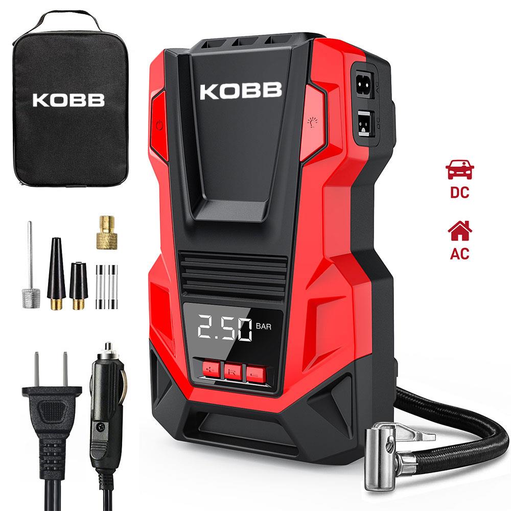 KOBB%20KB220%2012Volt/220Volt%20150%20PSI%20Dijital%20Basınç%20Göstergeli%20Lastik%20Şişirme%20Pompası