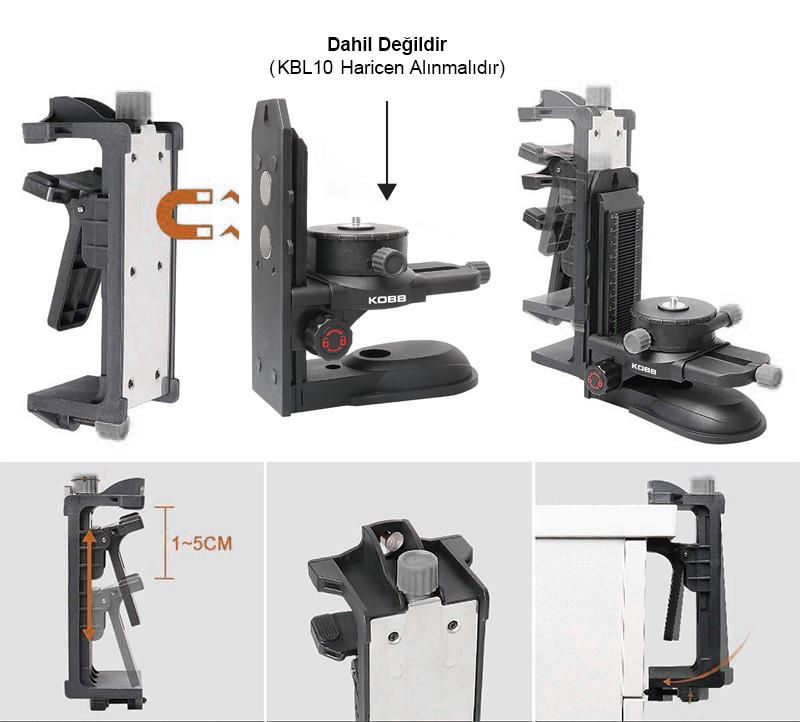 KOBB%20KBL6%20Mıknatıslı%20Lazer%20Hizalama%20Sabitleme%20Aparatı