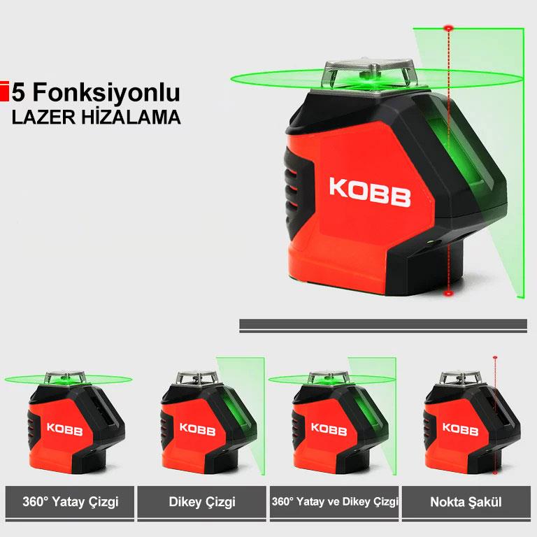 KOBB%20KBL88G%2025%20Mt.%20Profesyonel%20Yatay%20360°%20ve%20Dikey%20Otomatik%20Hizalamalı%20Nokta%20Şakül%20ve%20Yeşil%20Çapraz