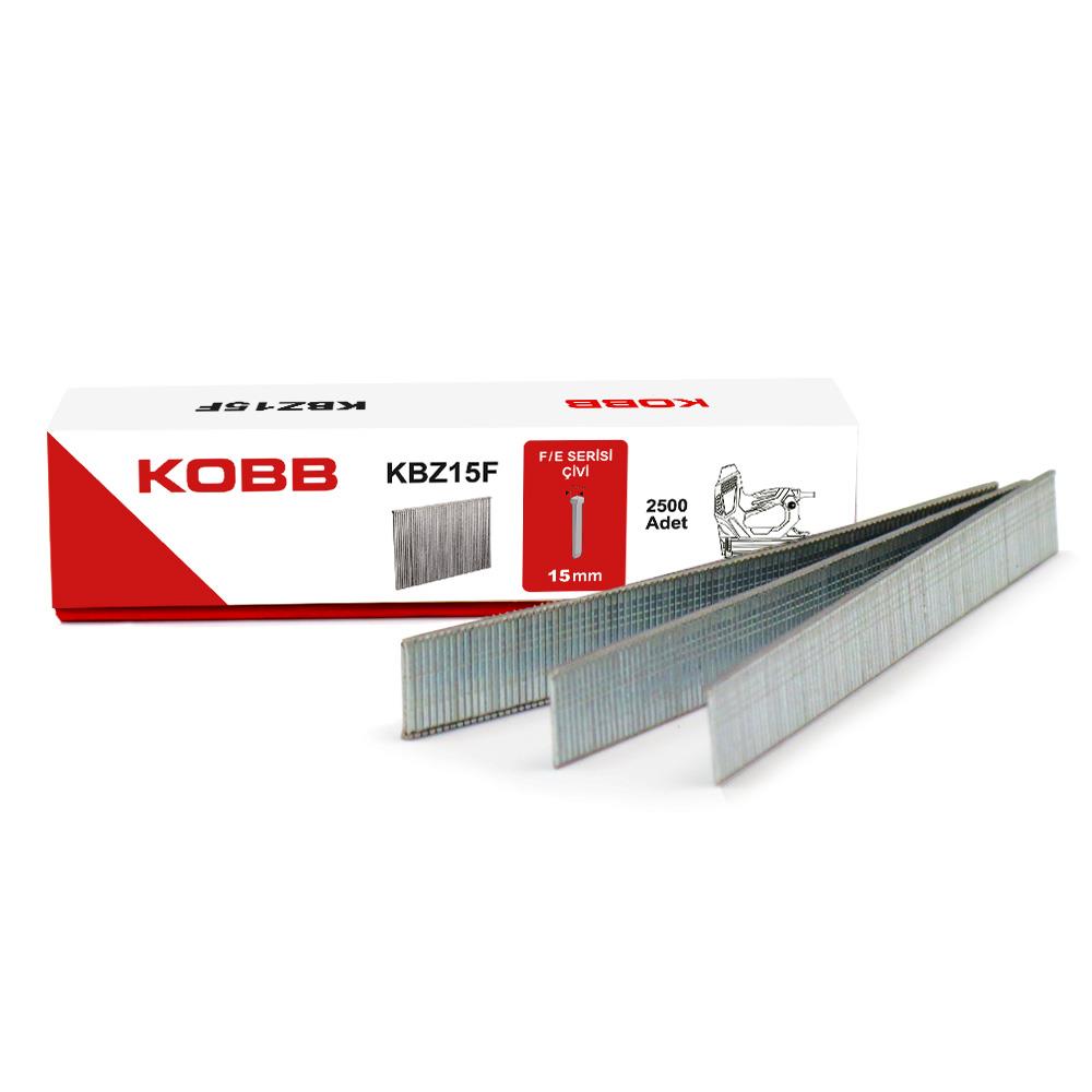 KOBB%20KBZ15F%2015mm%202500%20Adet%20F/E/J/8%20Serisi%20Ağır%20Hizmet%20Tipi%20Kesik%20Başlı%20Çivi