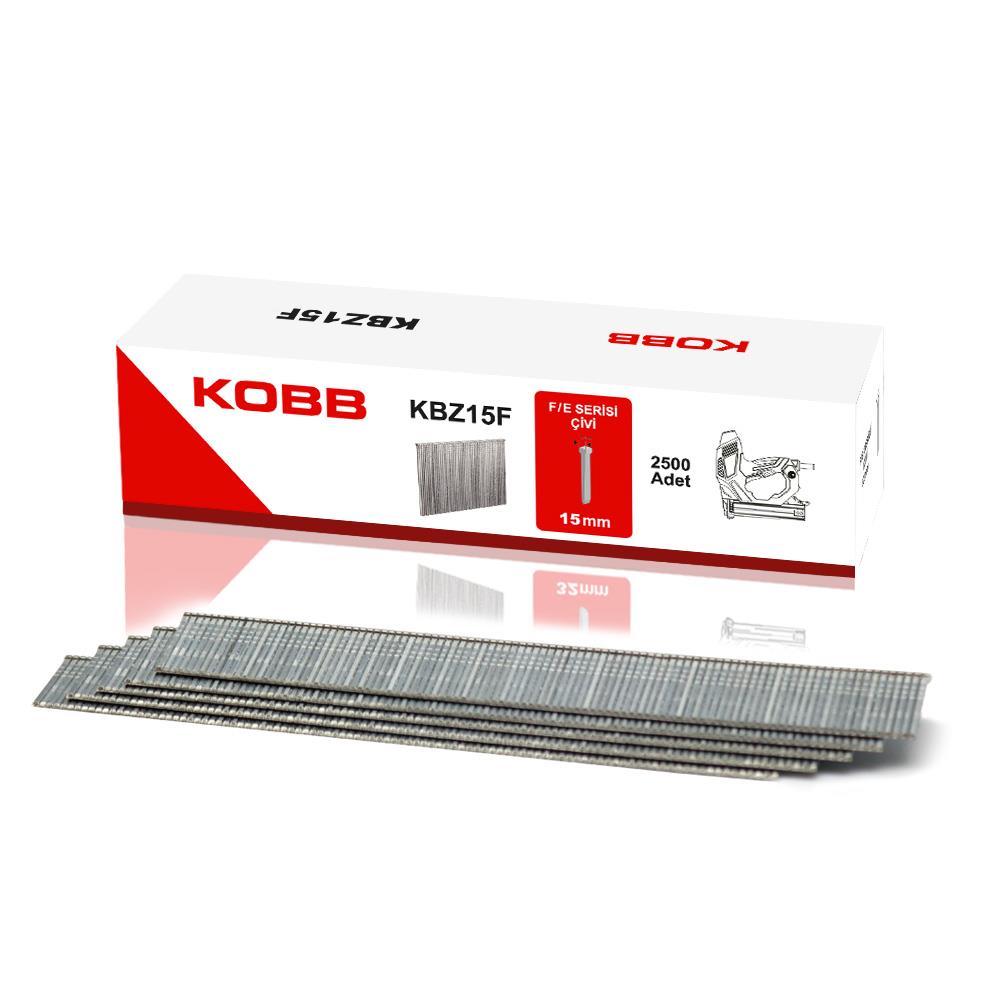 KOBB%20KBZ15F%2015mm%202500%20Adet%20F/E/J/8%20Serisi%20Ağır%20Hizmet%20Tipi%20Kesik%20Başlı%20Çivi