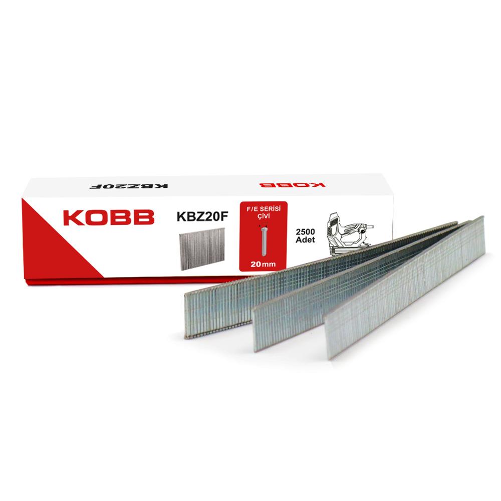 KOBB%20KBZ20F%2020mm%202500%20Adet%20F/E/J/8%20Serisi%20Ağır%20Hizmet%20Tipi%20Kesik%20Başlı%20Çivi