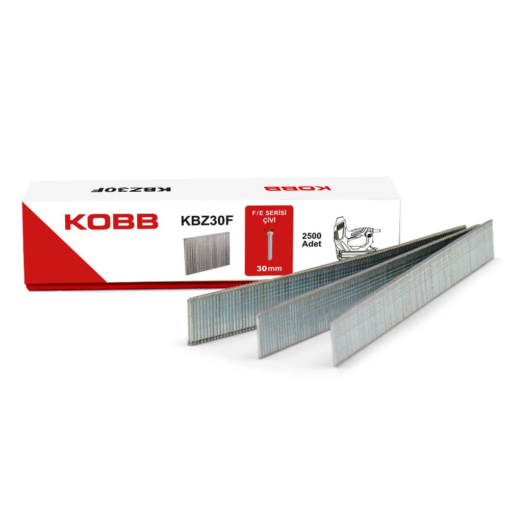 KOBB%20KBZ30F%2030mm%202500%20Adet%20F/E/J/8%20Serisi%20Ağır%20Hizmet%20Tipi%20Kesik%20Başlı%20Çivi