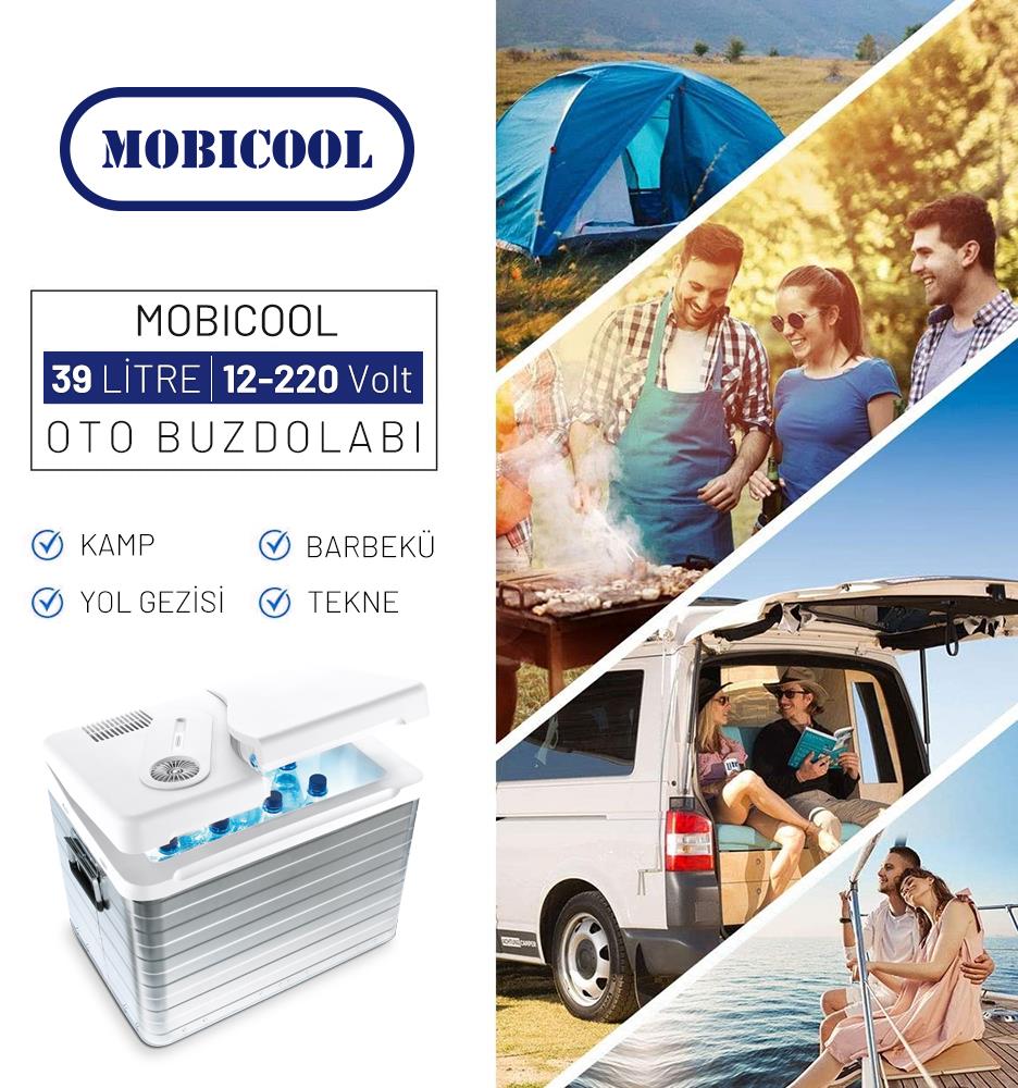 Mobicool%20MQ40A%2012/220Volt%20AC/DC%2039%20Litre%20Alüminyum%20Gövdeli%20Oto%20Buzdolabı