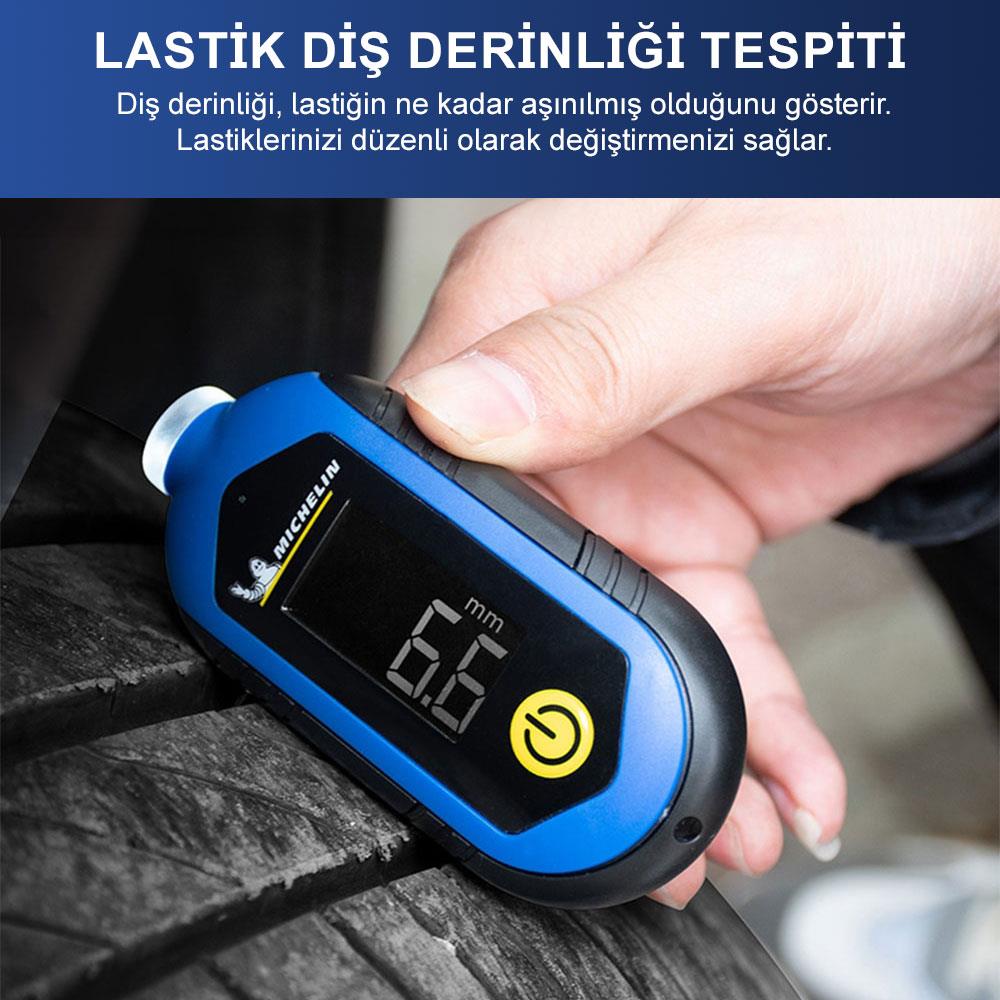 Michelin%20MC27001%203,6V%20Li-ion%20150PSI%20Şarjlı%20Dijital%20Lastik%20Basınç%20ve%20Derinlik%20Ölçer