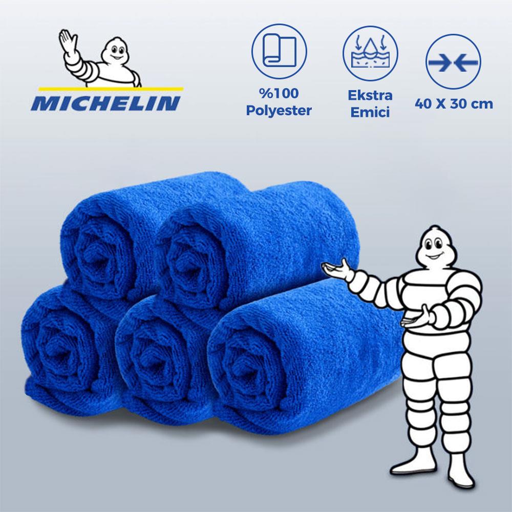 Michelin%20MC42118%2040X30cm%20Süper%20Emici%20Mikrofiber%20Havlu,%205%20Adet