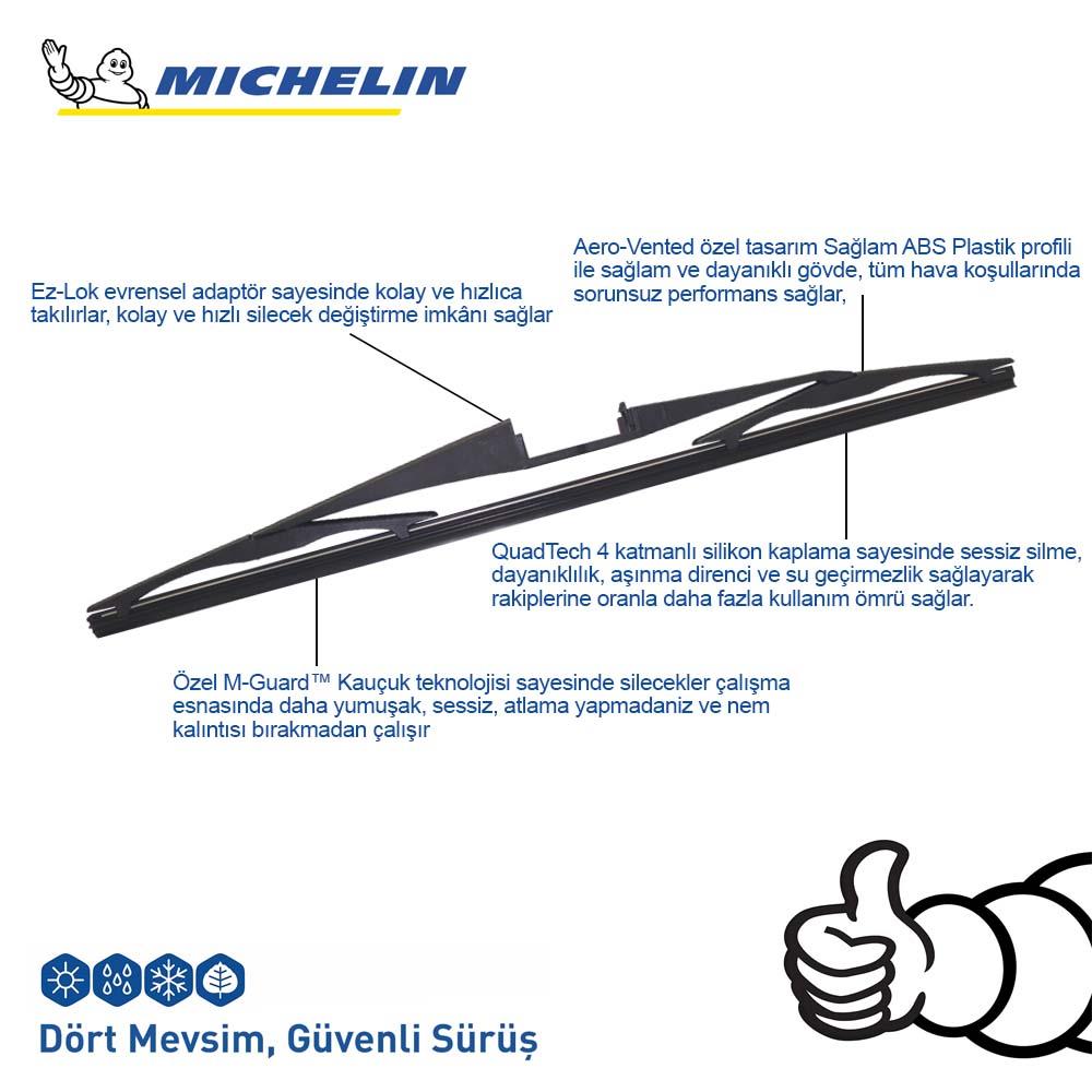 Michelin%20Rainforce™%20MCR275%2027,5CM%201%20Adet%20Universal%20Telli%20Hibrit%20Arka%20Silecek