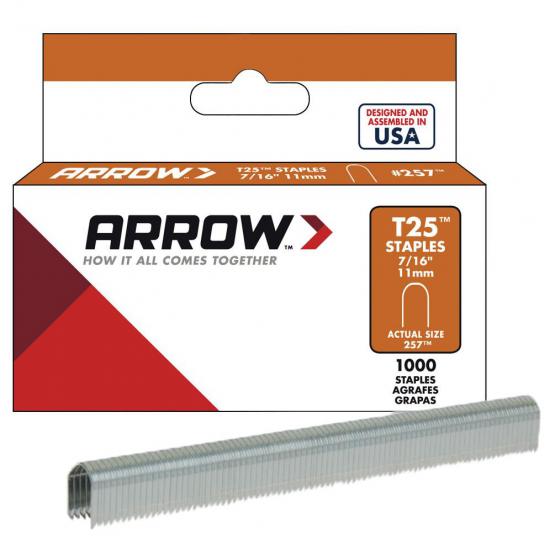 Arrow AR257 11mm 1000 Adet Profesyonel U Tipi Zımba Teli