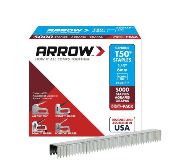 Arrow AR5041P 6mm 5000 Adet Profesyonel Zımba Teli