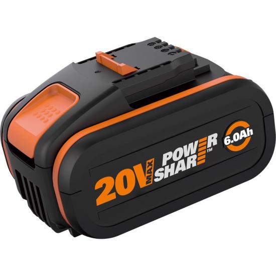 WORX WA3641 20Volt 6.0Ah. Li-ion PowerShare Yedek Akü