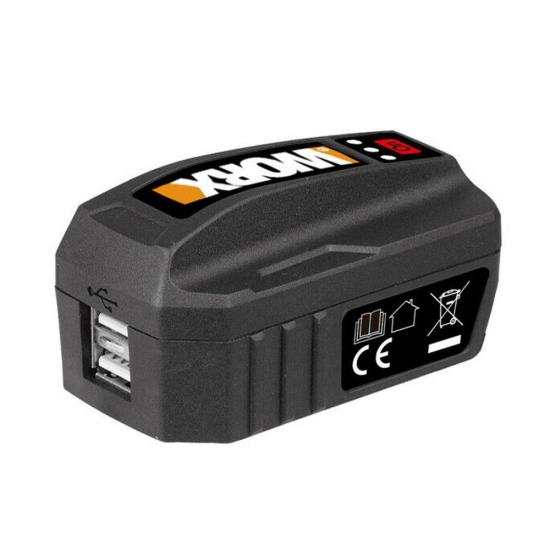 WORX WA4009 20Volt 2A Çift Çıkışlı USB Port (Akü Dahil Değildir)