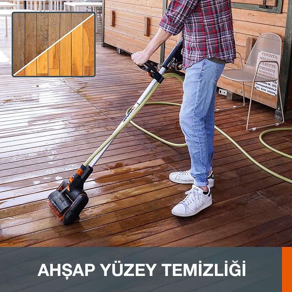 WORX%20WA0290%20WG441E%20ile%20Uyumlu%20Hassas%20Yüzeyler%20İçin%20165mm%20Temizlik%20Fırçası