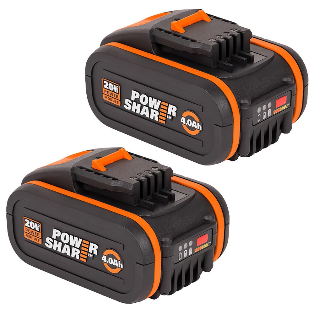 WORX%20WA3553.2%2020Volt%204.0Ah.%202’li%20Paket%20Li-ion%20PowerShare%20Yedek%20Akü