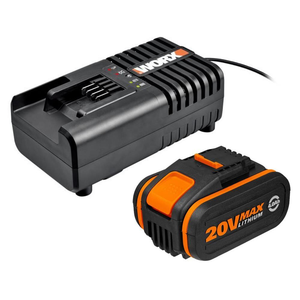 WORX%20WA3604%2020Volt%204.0Ah%20PowerShare%20Li-ion%20Akü%20ve%20Akü%20Şarj%20Cihazı