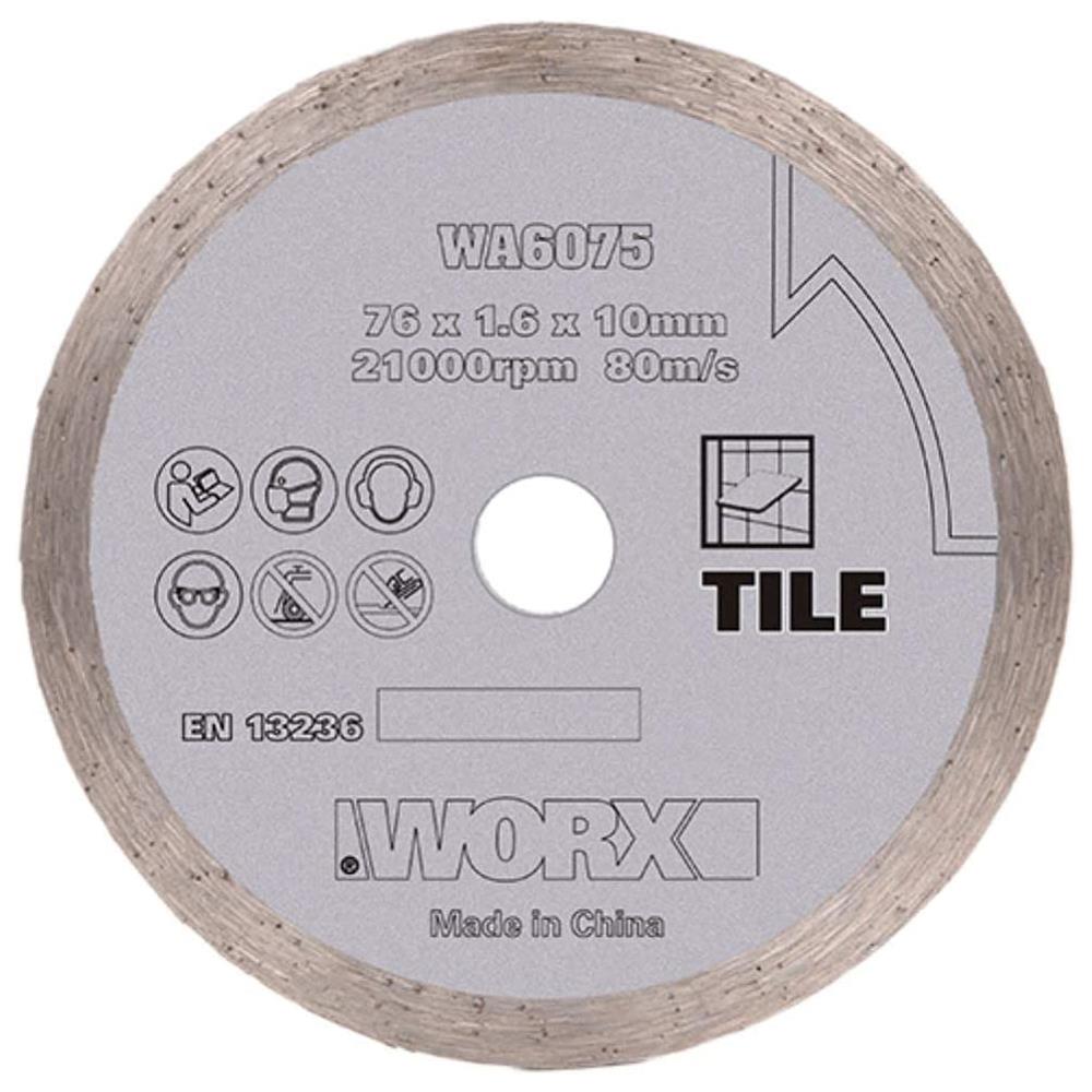 WORX%20WA6075%20WX801%20İçin%2076x10mm%20Fayans,%20Seramik,%20Mermer%20Elmas%20Kesme%20Diski