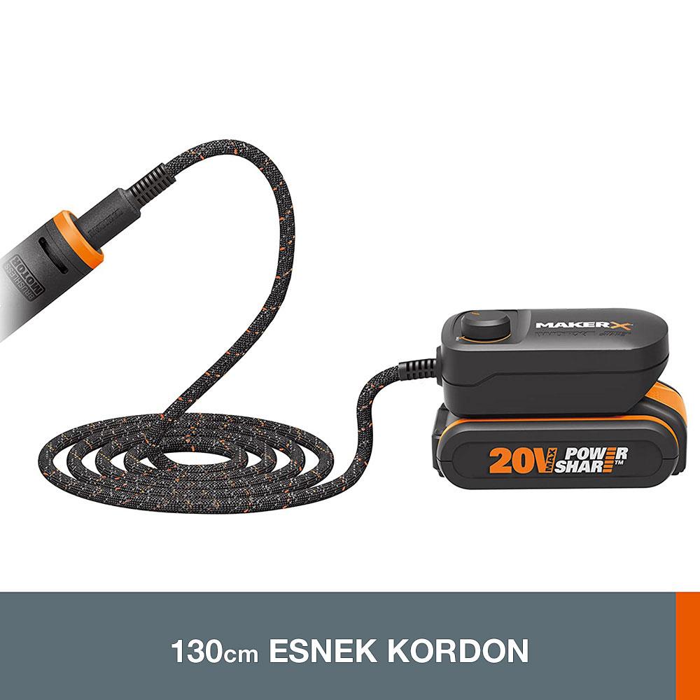 WORX%20WA7160%20MAKERX%2020Volt%20HUB%20Devir%20Ayarlı%20Adaptör%20(Akü%20Dahil%20Değildir)