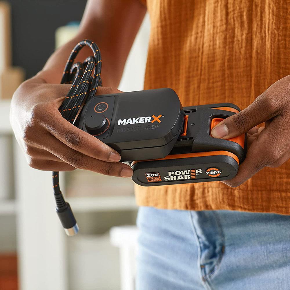 WORX%20WA7160%20MAKERX%2020Volt%20HUB%20Devir%20Ayarlı%20Adaptör%20(Akü%20Dahil%20Değildir)