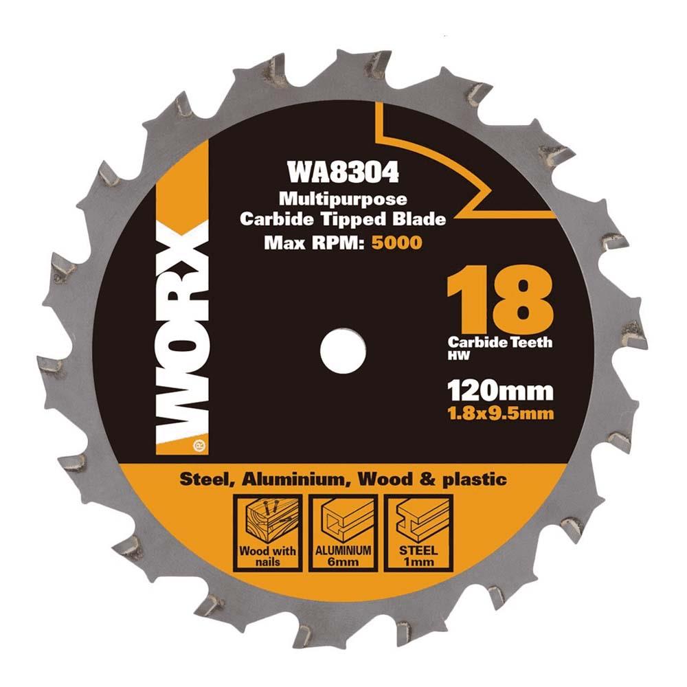 WORX%20WA8304%20120x9,5mm%20Metal,%20Ahşap,%20PVC,%20Alüminyum%20Kesme,%20Elmas%20Daire%20Testere%20Bıçağı