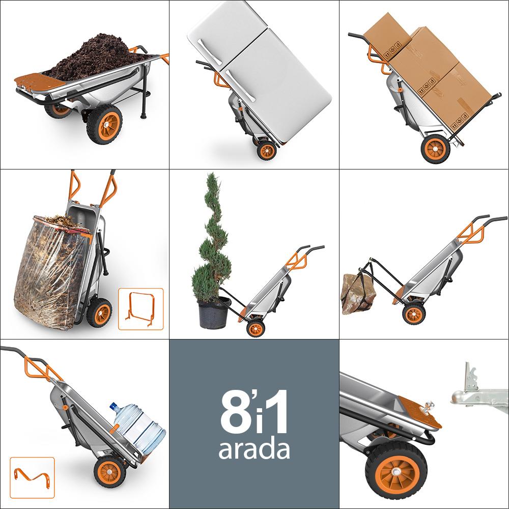 WORX%20WG050%20100Lt./136Kg.%20Profesyonel%20Çok%20Amaçlı%20El%20Arabası,%20Taşıma%20Arabası