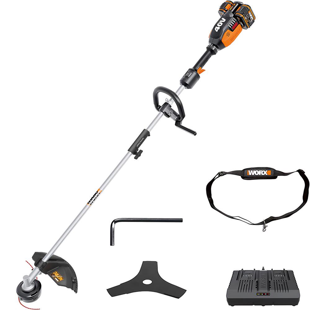 WORX%20WG186E.1%2040Volt%204.0Ah.%20Li-ion%2038cm%20Profesyonel%20Çok%20Fonksiyonlu%20Misinalı%20Çim%20Kesme%20+%20Tırpan