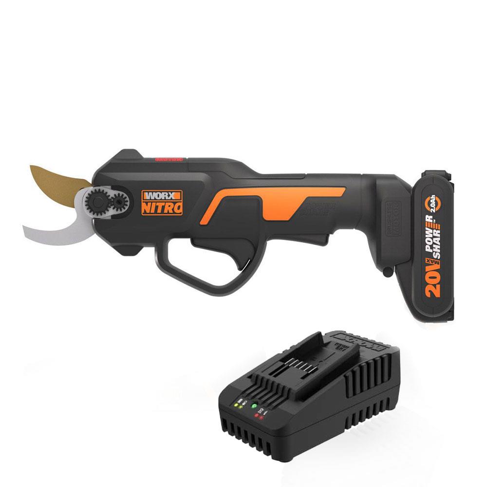 WORX%20WG330E%2020Volt%202.0A%20Li-ion%20Tek%20Akülü%20Profesyonel%20Kömürsüz%20Dal%20Budama%20Makası