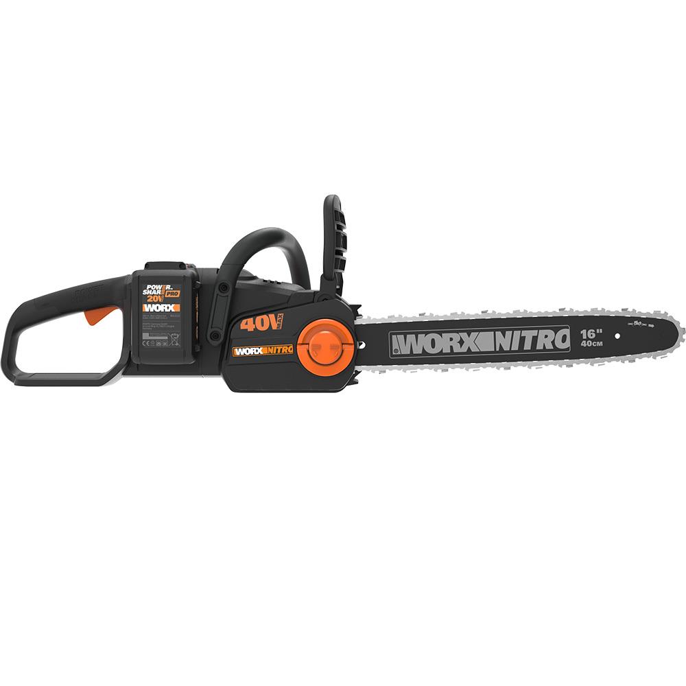 WORX%20WG385E%2040Volt%204.0Ah%20Li-ion%2040CM%20Profesyonel%20Şarjlı%20Kömürsüz%20Zincirli%20Testere