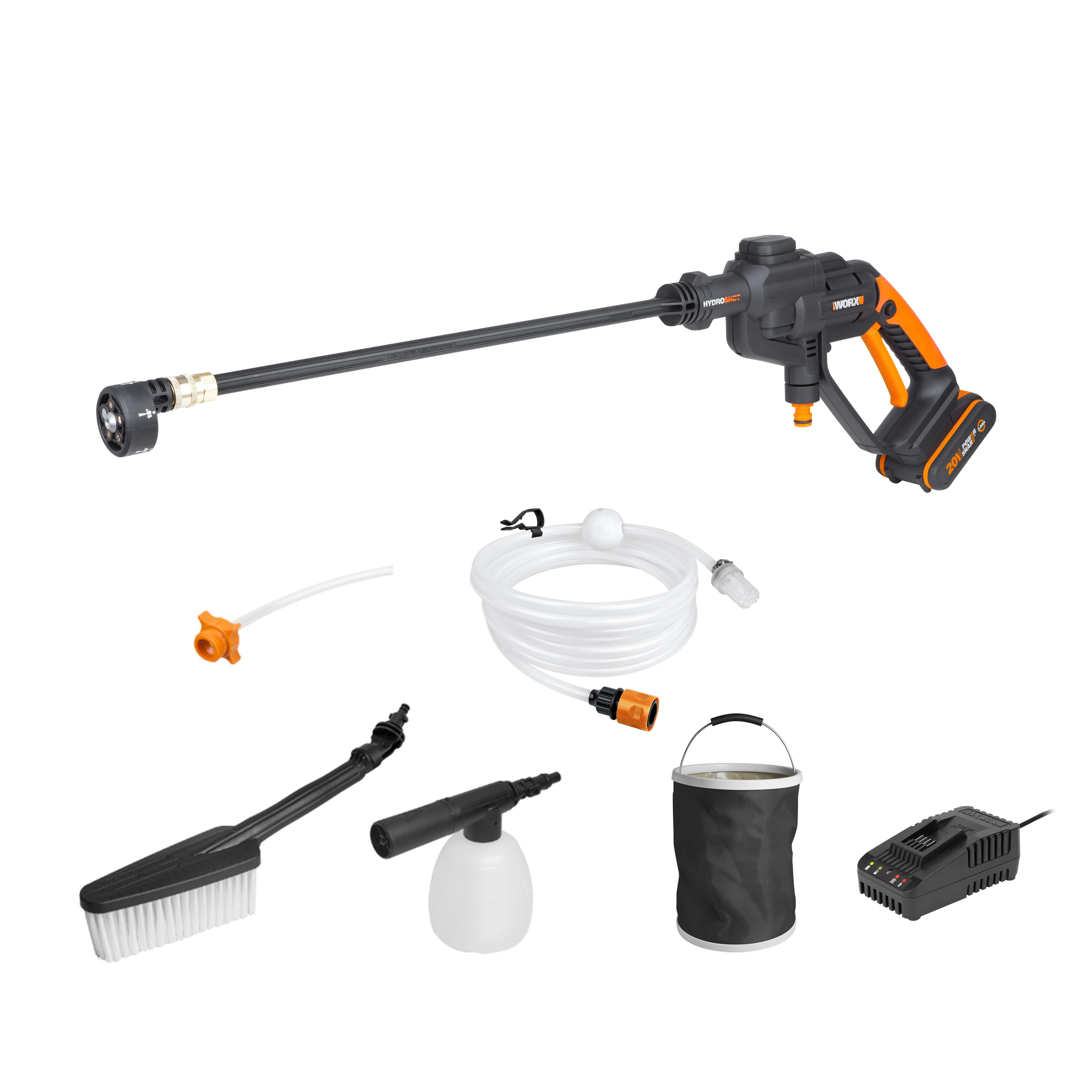 WORX%20WG620E.2%2020Volt%202.0Ah.%20Li-ion%2024%20Bar%20Basınçlı%20Yıkama%20Tabancası%20+%204%20Parça%20Yıkama%20Seti