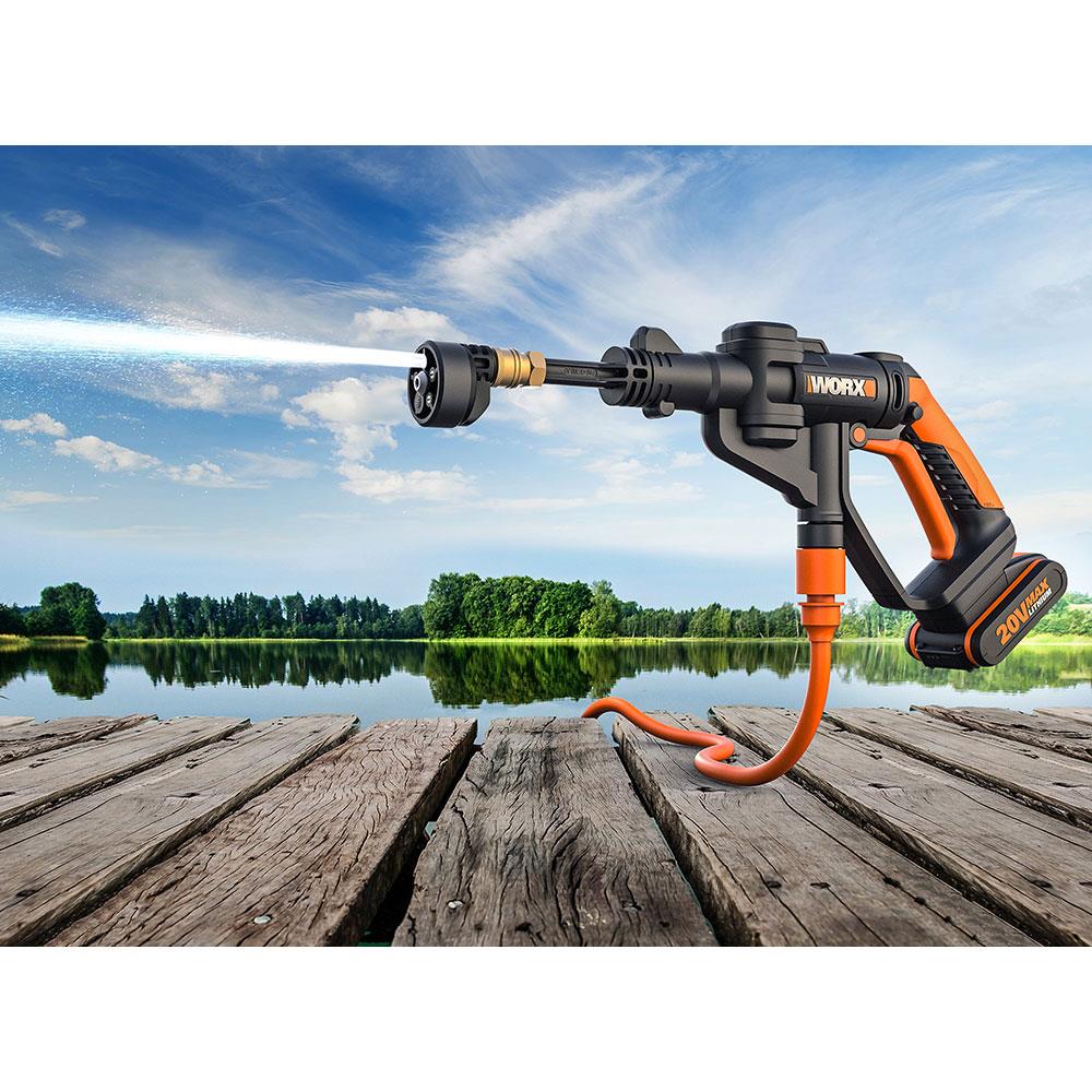 WORX%20WG620E.2%2020Volt%202.0Ah.%20Li-ion%2024%20Bar%20Basınçlı%20Yıkama%20Tabancası%20+%204%20Parça%20Yıkama%20Seti