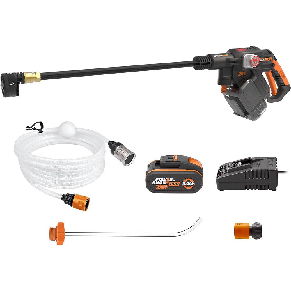 WORX%20WG633E%2020Volt%204.0Ah.%20Li-ion%2056Bar%20Kömürsüz%20Basınçlı%20Yıkama%20Tabancası%20+%202%20Parça%20Yıkama%20Seti