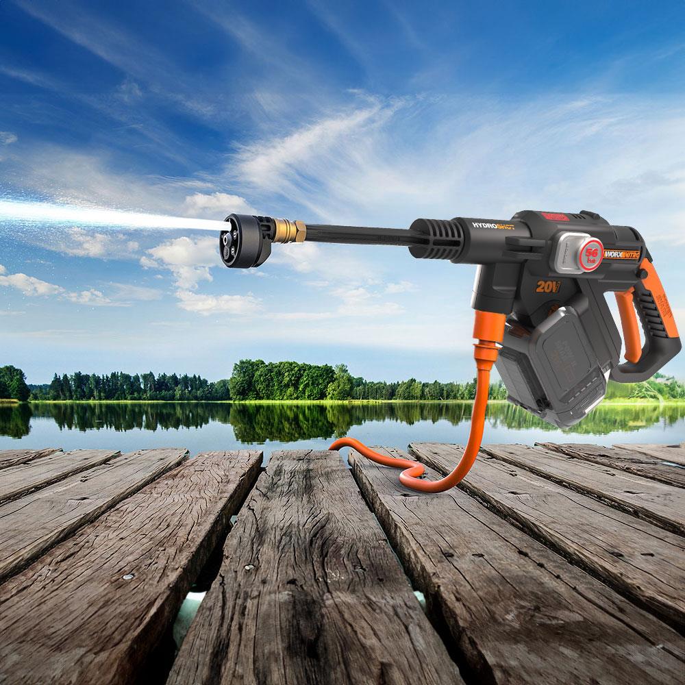 WORX%20WG633E%2020Volt%204.0Ah.%20Li-ion%2056Bar%20Kömürsüz%20Basınçlı%20Yıkama%20Tabancası%20+%202%20Parça%20Yıkama%20Seti