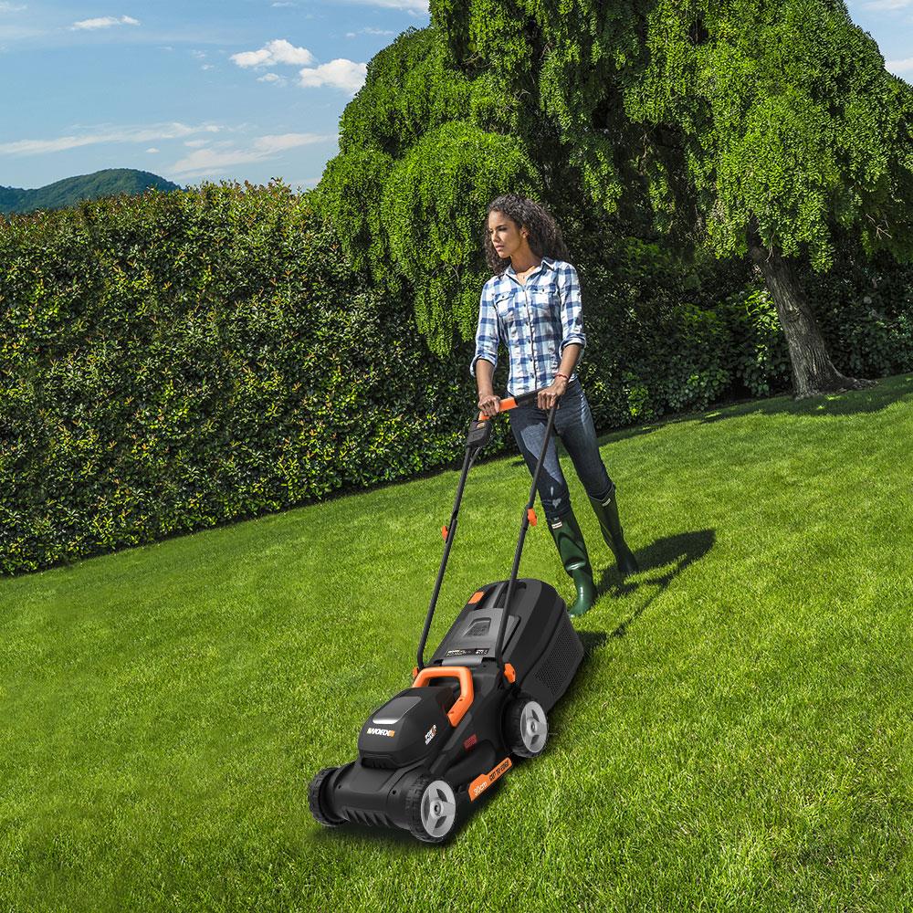 WORX%20WG730E%2020Volt%204.0Ah.%20Li-ion%2030cm%20Profesyonel%20Kömürsüz%20Şarjlı%20Çim%20Biçme