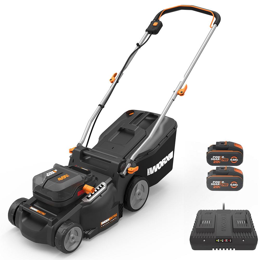 WORX%20WG737E%2040Volt%204.0Ah.%20Li-ion%2037CM%20Profesyonel%20Kömürsüz%20Şarjlı%20Çim%20Biçme