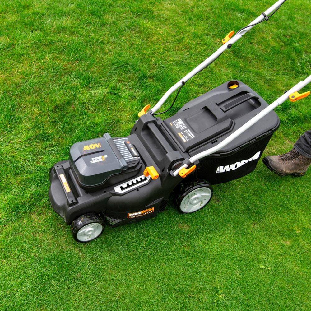 WORX%20WG737E%2040Volt%204.0Ah.%20Li-ion%2037CM%20Profesyonel%20Kömürsüz%20Şarjlı%20Çim%20Biçme