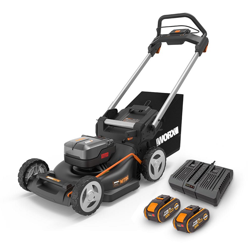 WORX%20WG748E%2040Volt%204.0Ah.%20Li-ion%2046CM%20Profesyonel%20Kömürsüz%20Şarjlı%20Çim%20Biçme