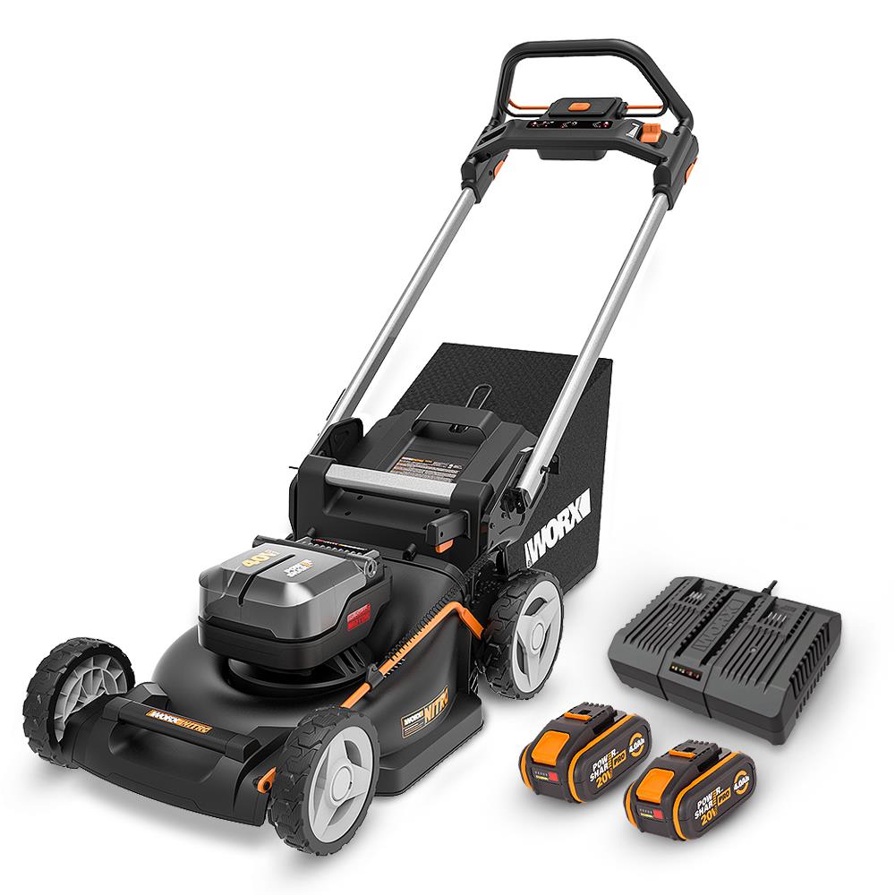 WORX%20WG749E%2040Volt%204.0Ah.%20Li-ion%2046CM%20Profesyonel%20Kömürsüz%20Şarjlı%20Çim%20Biçme