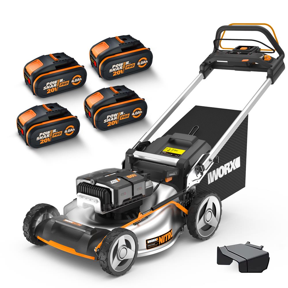 WORX%20WG761E%2080Volt%204.0Ah.%20Li-ion%2051cm%20Profesyonel%20Kömürsüz%20Şarjlı%20Çim%20Biçme