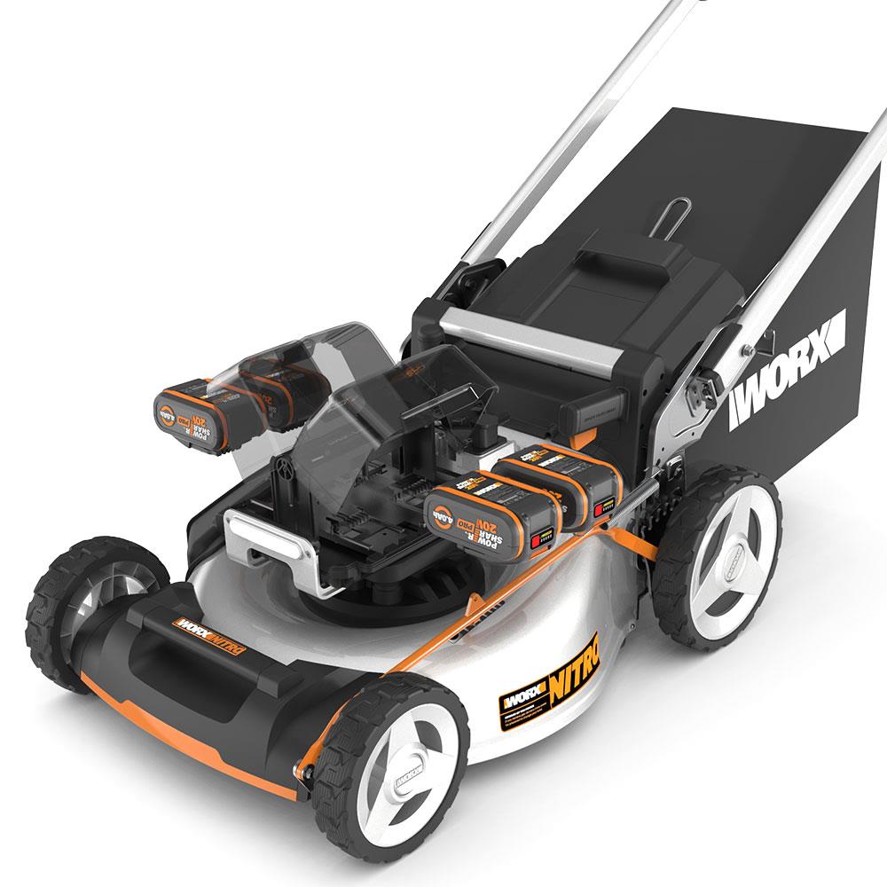 WORX%20WG761E%2080Volt%204.0Ah.%20Li-ion%2051cm%20Profesyonel%20Kömürsüz%20Şarjlı%20Çim%20Biçme