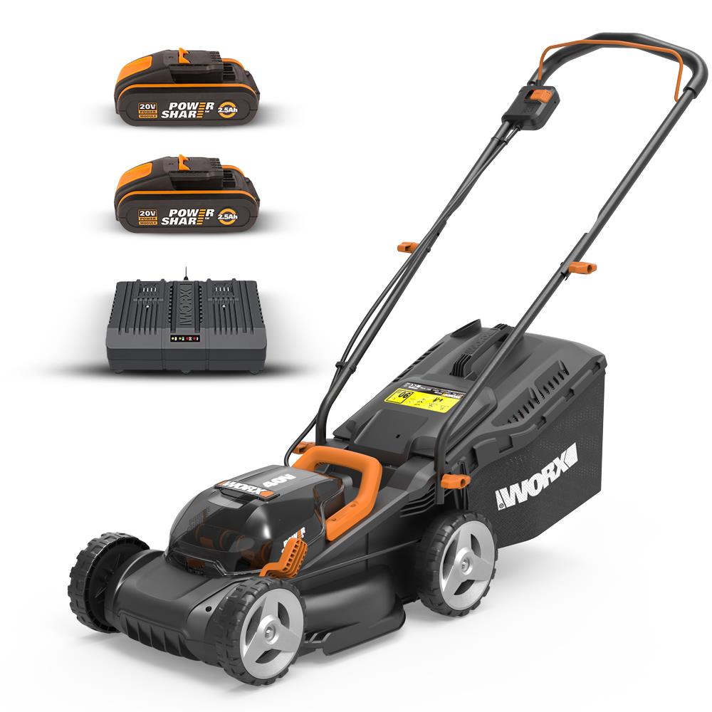 WORX%20WG779E%2040Volt%202.5Ah.%20Li-ion%2034CM%20Profesyonel%20Şarjlı%20Çim%20Biçme