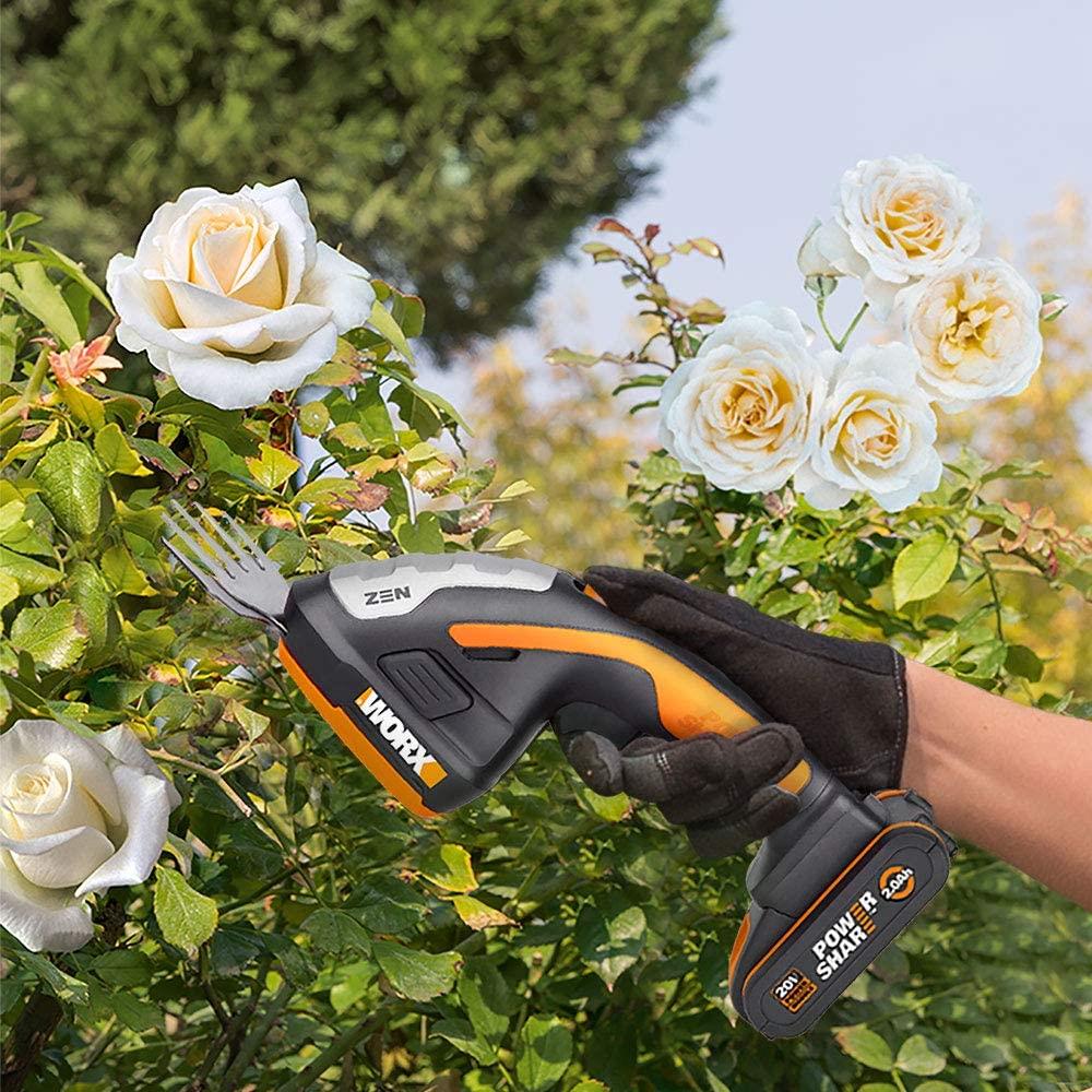 WORX%20WG801E.5%2020Volt%202.0Ah.%20Li-ion%20Şarjlı%20Profesyonel%20Avuç%20İçi%20Çim%20Kesme,%20Çit%20Budama/Çapalama