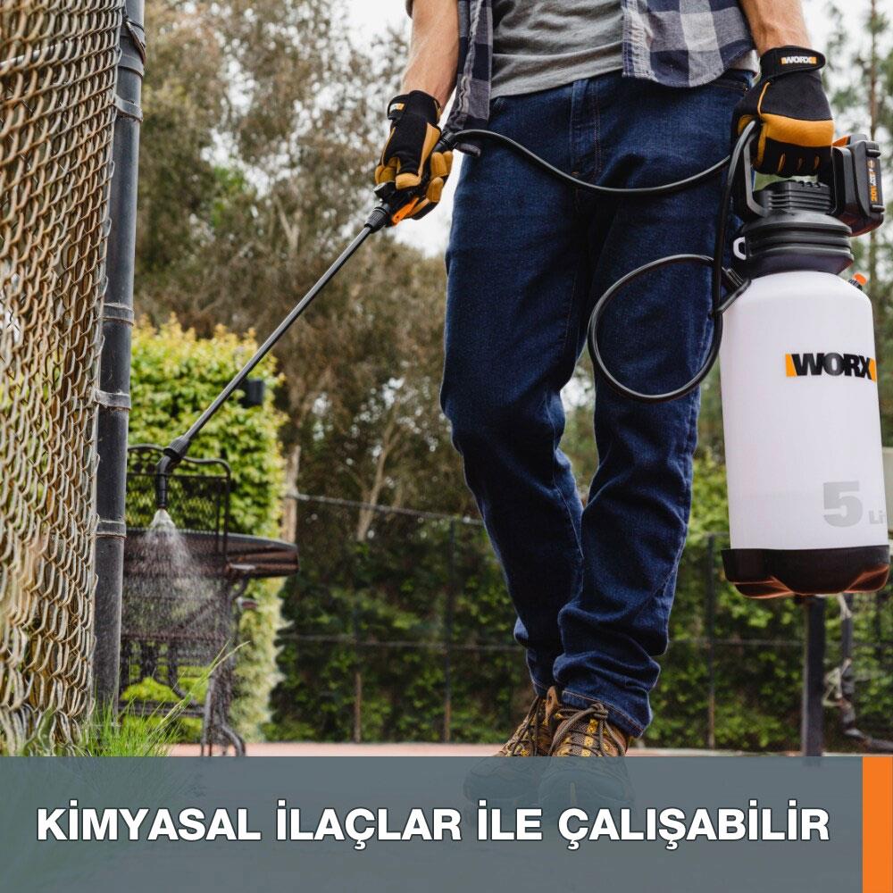 WORX%20WG829E.9%2020Volt%205Lt.%20Omuz%20Askılı%20Basınçlı%20İlaçlama%20ve%20Dezenfektan%20Pompası%20(Akü%20Dahil%20Değildir)