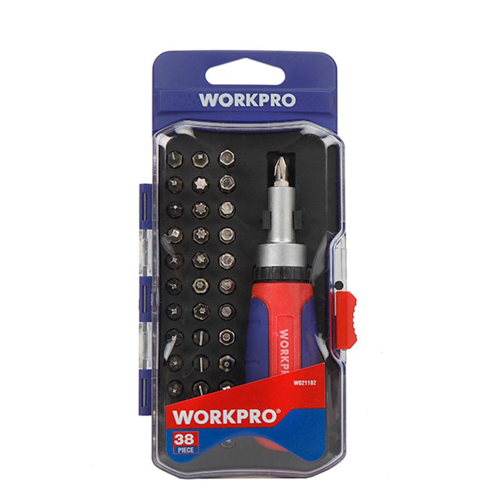 WORKPRO%20WP200517%2038%20Parça%20Profesyonel%20CR-V%20Cırcırlı%20Bits%20Tornavida%20Seti