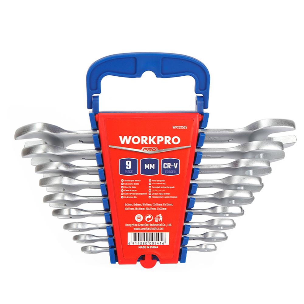 WORKPRO%20WP202505%206-23mm%209%20Parça%20CR-V%20Profesyonel%20Açık%20Ağız%20Anahtar%20Takımı